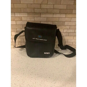 Vintage SONY HANDYCAM Camera/Camcorder Soft Carry Case Bag 2 Pocket BAG  Bz